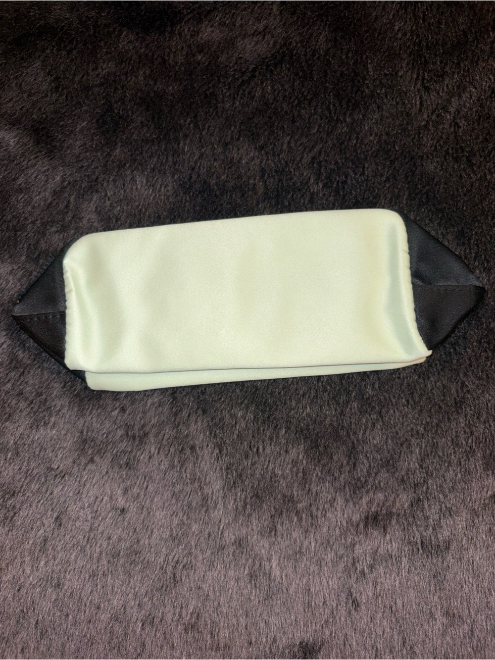 PRADA Mint and Black Two-Tone Makeup Pouch - Picture 2 of 5
